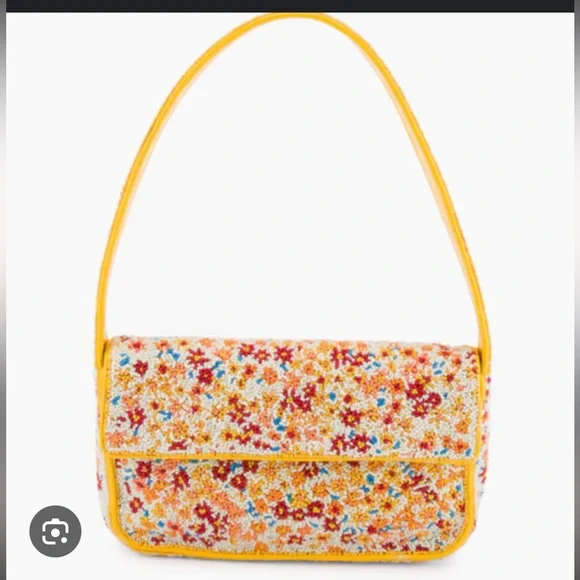 Staud Floral Beaded Tommy Bag - Picture 4 of 5